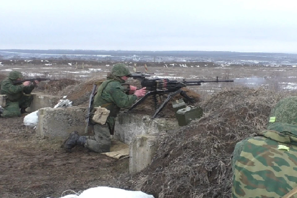 Бойцы оттачивали сноровку в стрельбе. Фото: УНМ ДНР