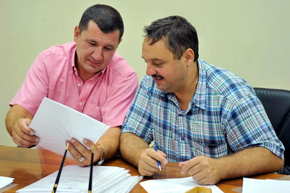Печников и Годес уже работали вместе. Фото пресс-службы ХК "Рязань".