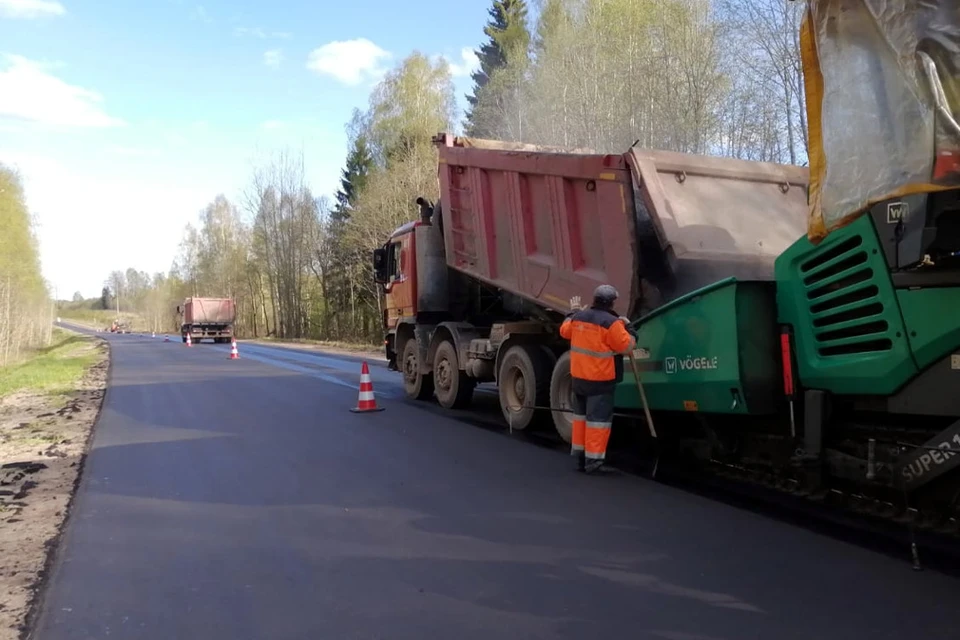 В регионе наращивают объемы дорожных работ.
