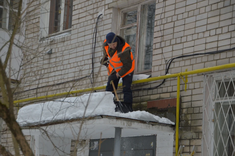 Администрация контролирует уборку снега и наледи Фото: администрация Твери