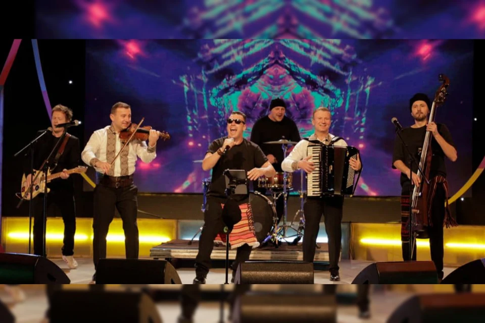 «Zdob si Zdub» и братья Адваховы на сцене "Евровидение Молдова 2022". Фото Eurovision.