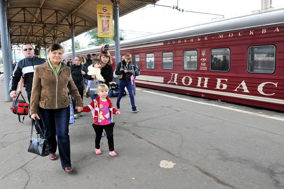 В российские города переехало немало жителей Донбасса