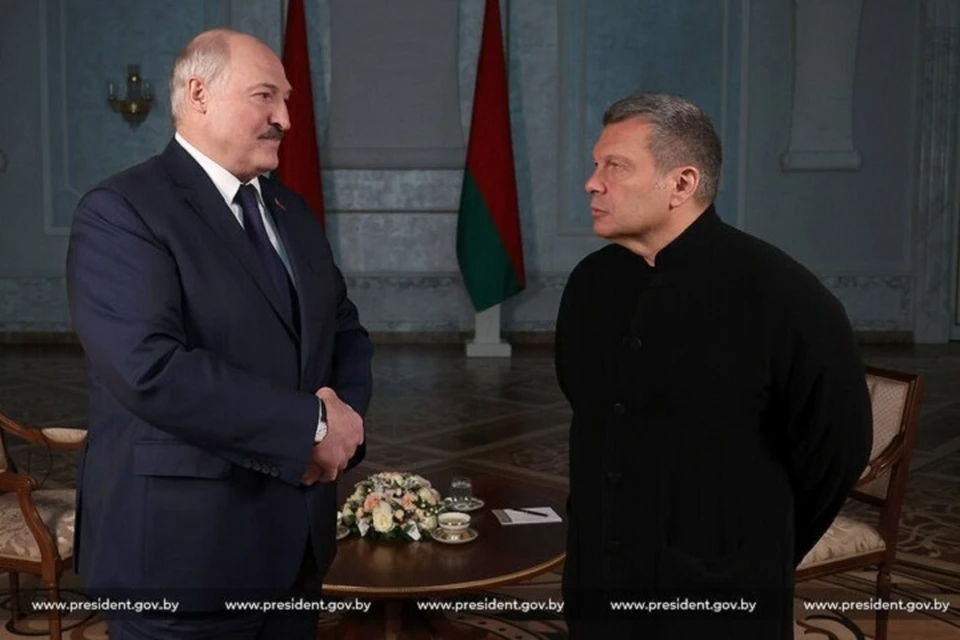 Александр Лукашенко и Владимир Соловьев беседовали около двух часов. Фото: president.gov.by