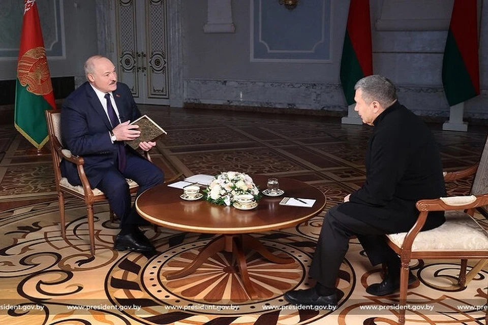 Александр Лукашенко и Владимир Соловьев общались более двух часов. Фото: president.gov.by