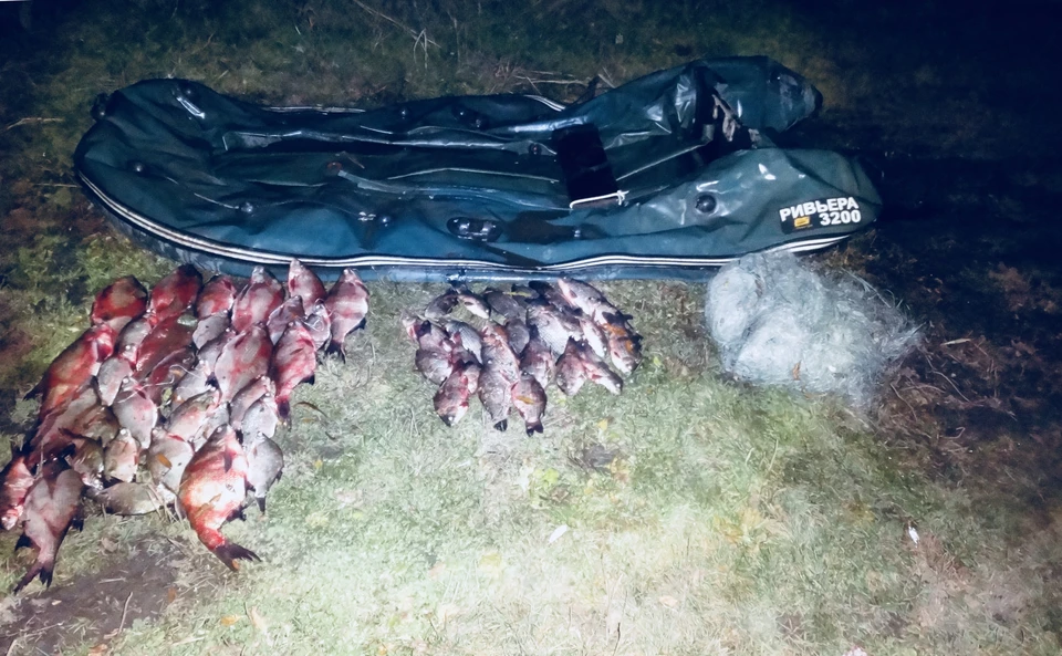 22 карасика и 20 лещей: у рязанского браконьера изъяли 29 кг промысловой рыбы.