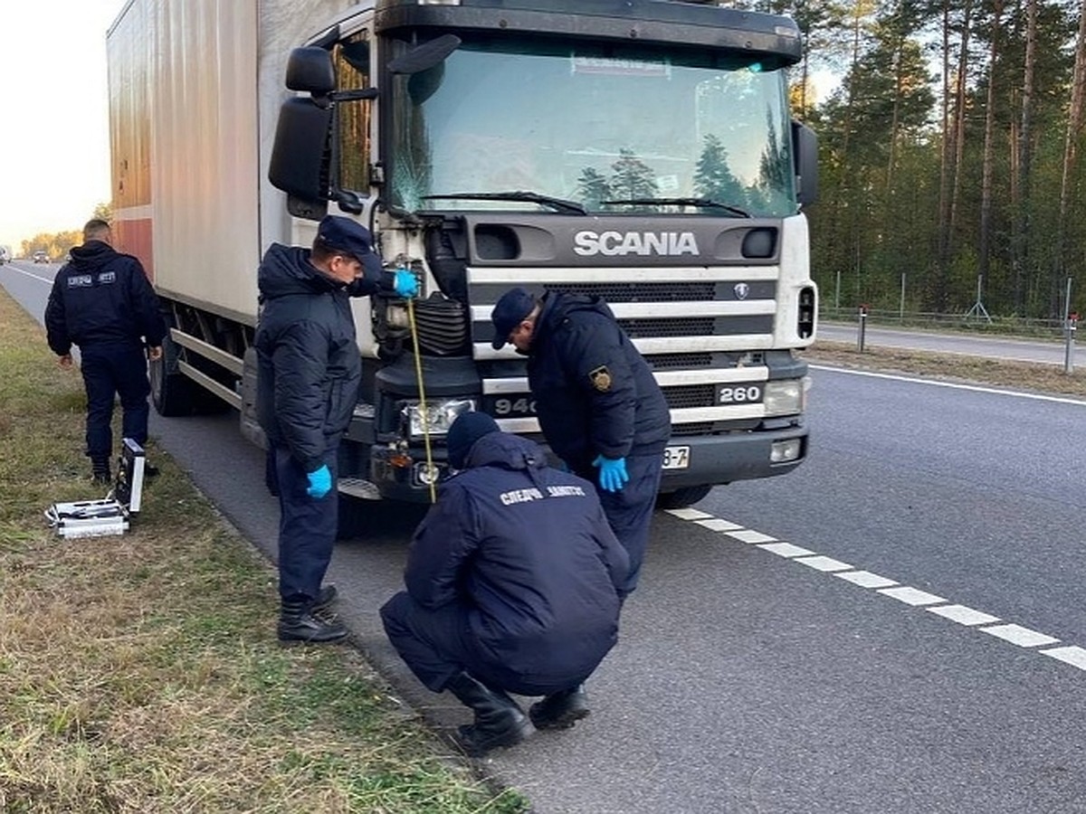 В СК рассказали, что грозит уснувшему за рулем водителю грузовика, который  насмерть сбил двух мужчин на обочине дороги - KP.RU