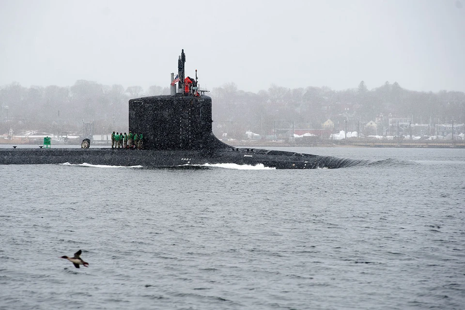 Подводная лодка ВМС США типа «Вирджиния».