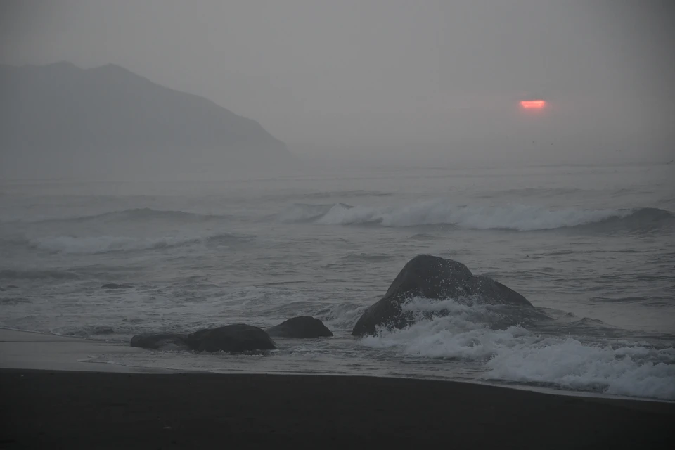 Закат на Итурупе