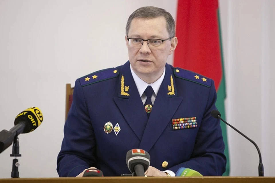 Генеральный прокурор Беларуси Андрей Швед награжден орденом «За службу Родине» III степени. Фото: www.prokuratura.gov.by