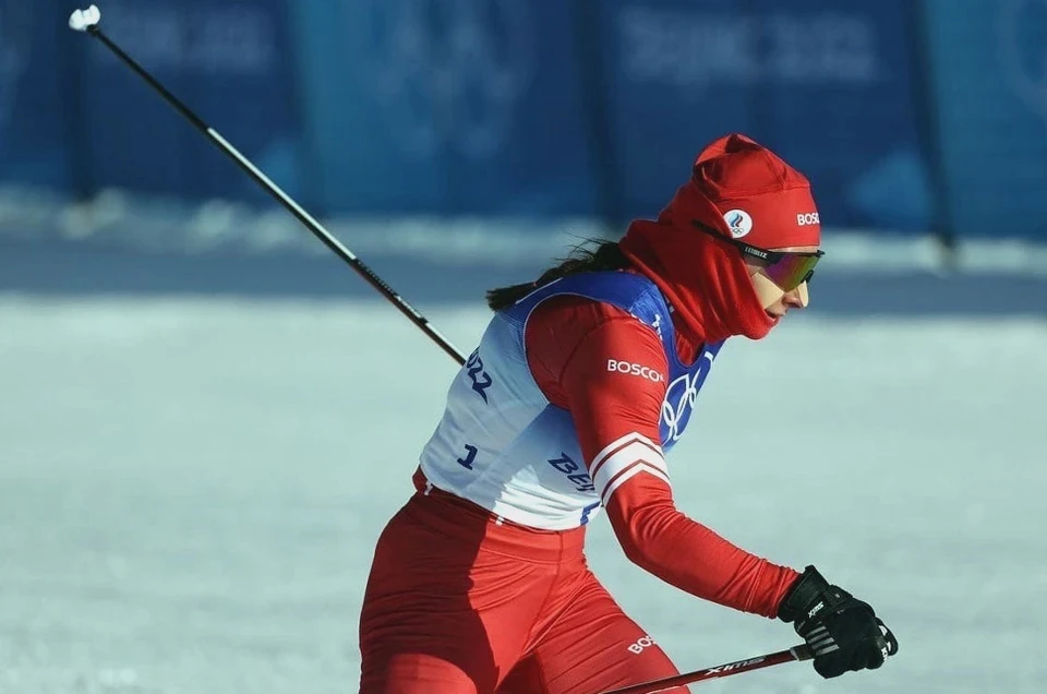 Наталья Непряева побежит в командном спринте Фото: VK/Олимпийский комитет России