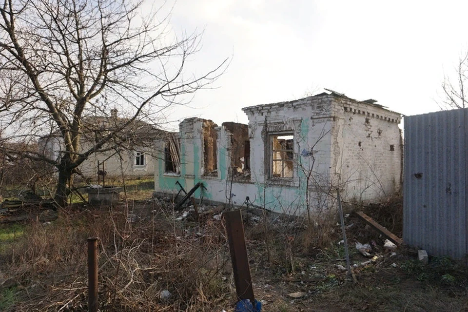 Село Петровское, расположенное в 40 километрах от Донецка, сегодня утром подвелось обстрелу украинской артиллерии калибром 122 миллиметра (архивное фото)