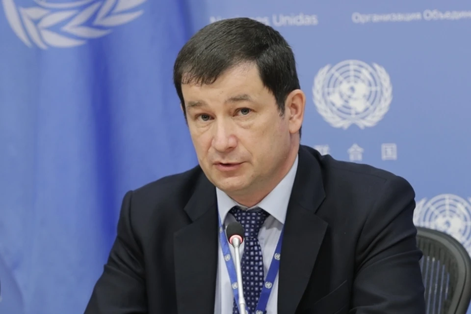 Заместитель постоянного представителя России при ООН Дмитрий Полянский