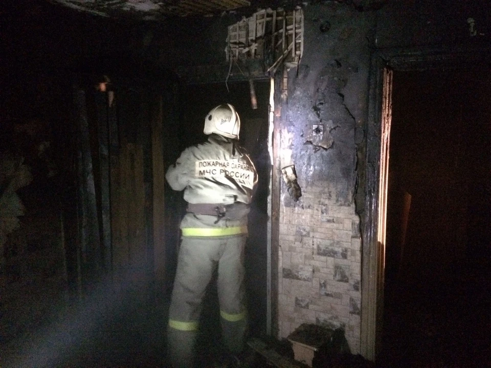 Пожар в селе Елизаветовка Павловского района сотрудники МЧС потушили за полчаса.