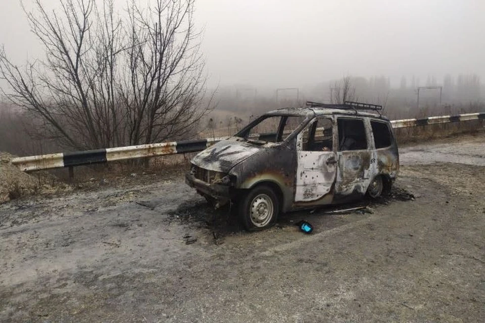 В ДНР заявили о гибели трех человек при взрыве машины украинскими диверсантами Фото: Telegram-канал Народной милиции ДНР