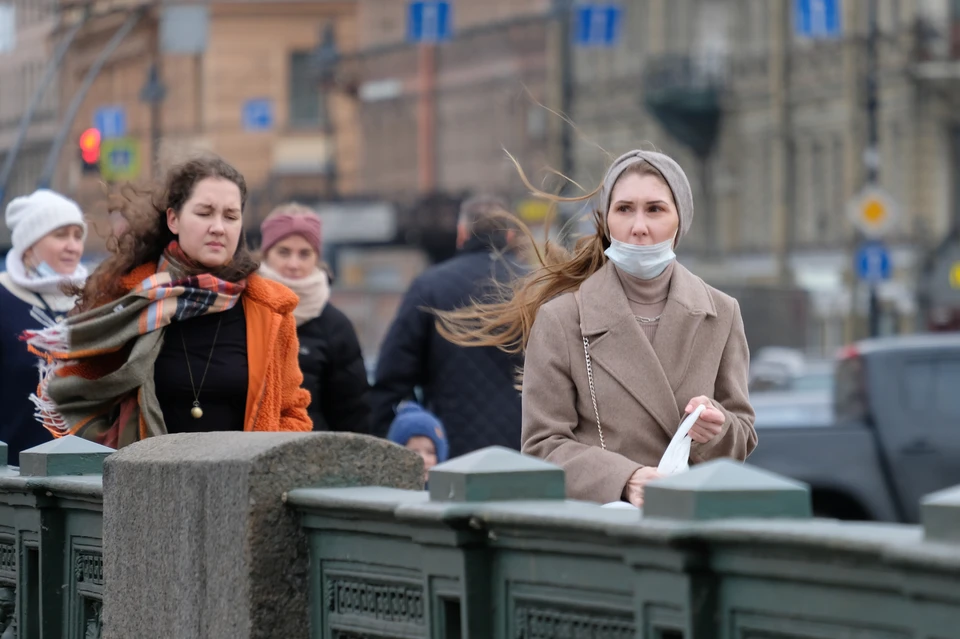 В Петербурге объявлен "желтый" уровень погодной опасности