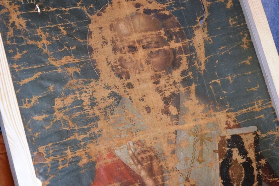 Уникальную икону нашли в монастыре Ленобласти ФОТО: https://vk.com/nikmonas