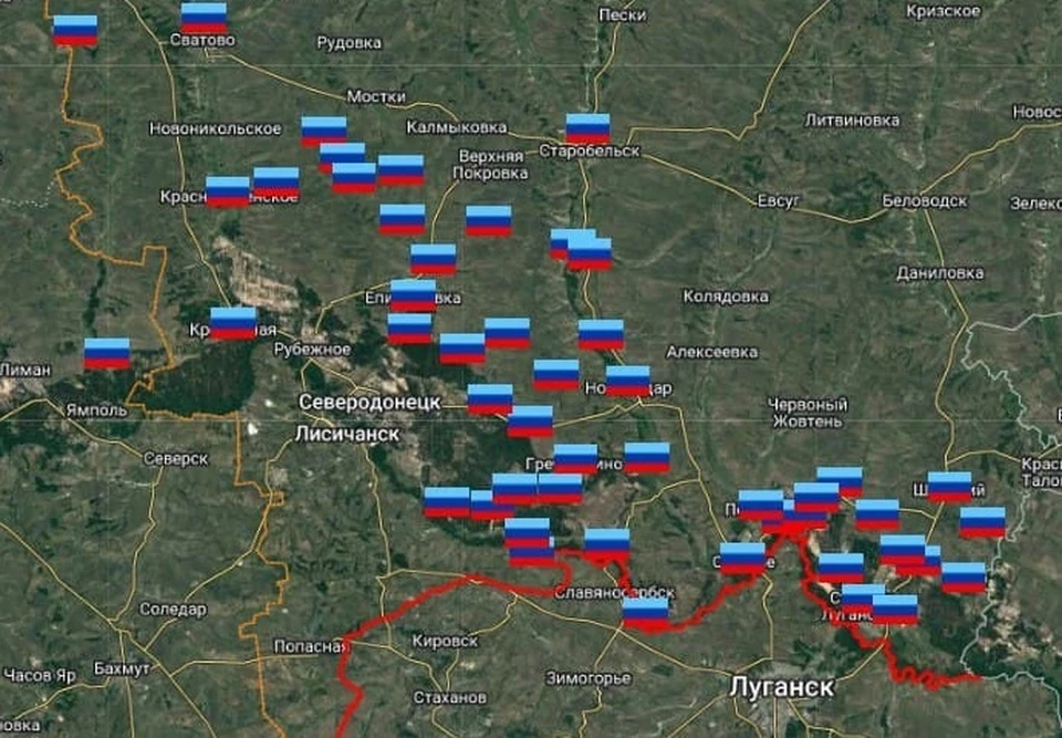 Донецк в россии карта