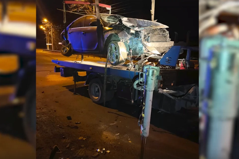 Драгдилер хотел скрыться от полиции, а попал в ДТП. Фото: пресс-служба МВД по РК