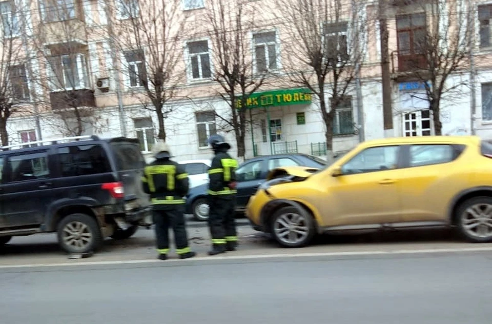 ДТП на проспекте Калинина в Твери