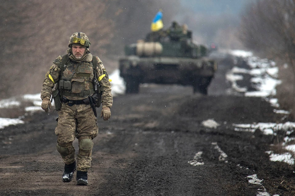 Боевые подразделения ВСУ в Сумской области, Украина.