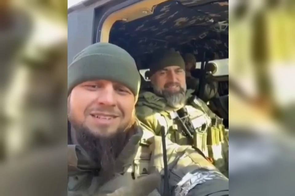 Шарип Делимханов прислал видеопривет с Украины. Фото: стоп-кадр видео
