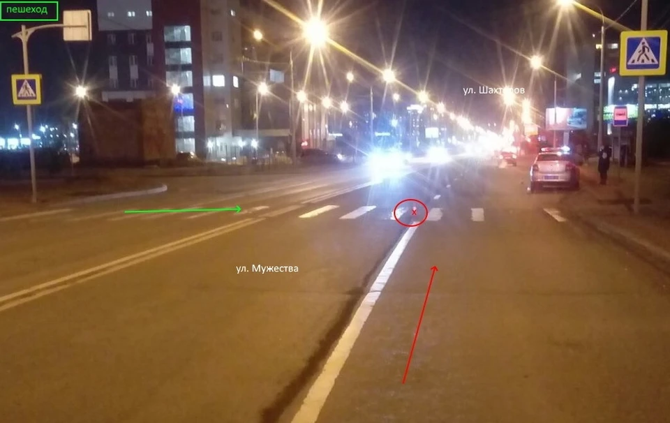 Фото с места ДТП предоставлено ГИБДД