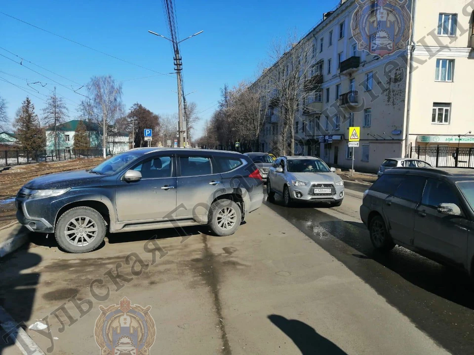 В центре Тулы от своей беспечности пострадала недисциплинированная пожилая женщина