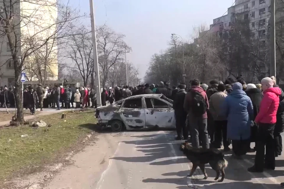 Жители города больше двух недель провели в подвалах. Фото: скриншот видео НМ ДНР