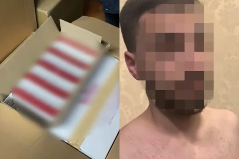 Полицейские задержали троих мужчин за продажу подделок известных брендов сигарет. Фото: Пресс-служба ГУ МВД РФ по НСО