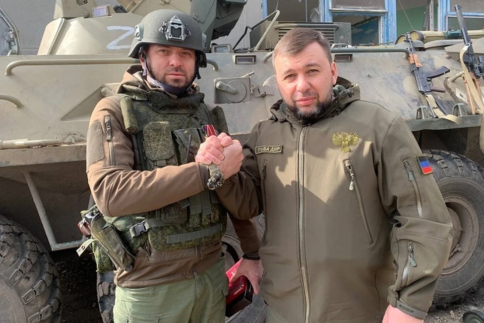 Тимур Курилкин и Денис Пушилин. Фото: Администрация Главы ДНР
