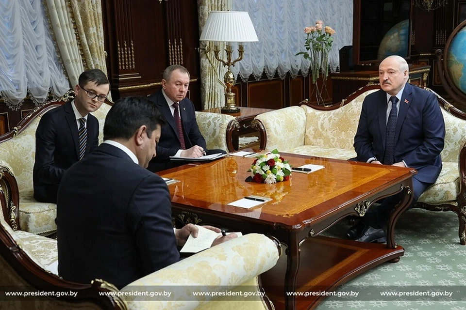 Лукашенко сказал послу Пакистана о принципиальной позиции Беларуси в ситуации с Украиной. Фото: president.gov.by