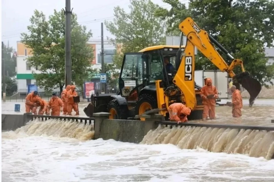 Наводнение в Керчи летом 2021 года.