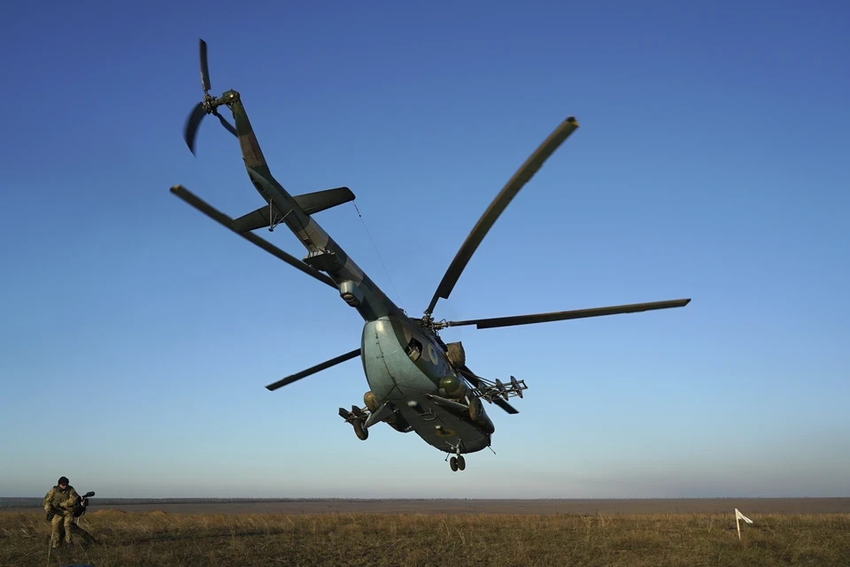 Украинский вертолет Ми-8, напавший на Климово, сбит российскими военными