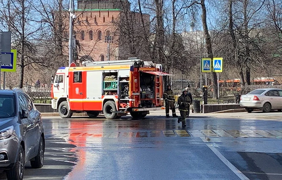 Жилой дом недалеко от кремля горел в Нижнем Новгороде.