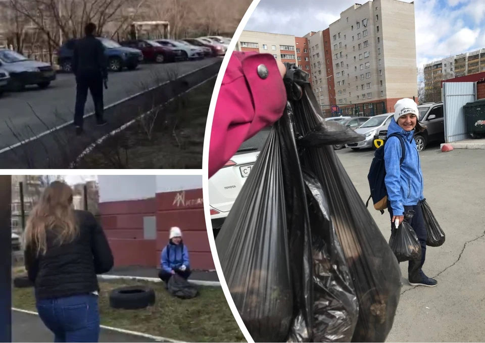 Одни убирают, другие - гадят прямо у всех на глазах. Фото: Юлия Митюгова