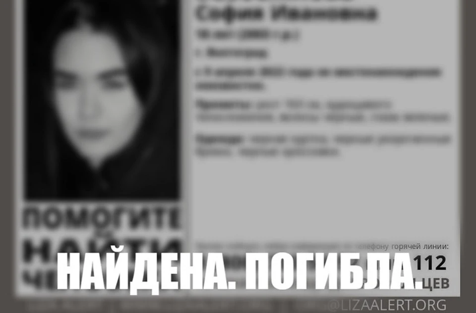Фото: Лиза Алерт.