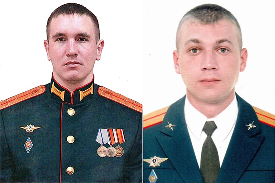Старший лейтенант Сергей Липченко и Капитан Глеб Бочкарев