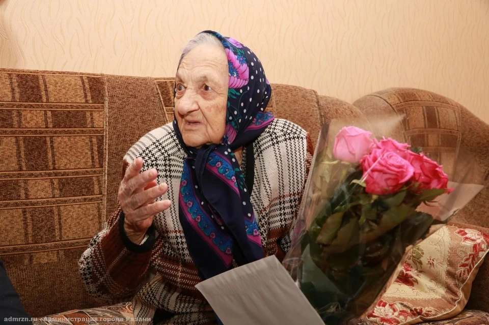 20 апреля в Рязани поздравления со 100-летием принимала участница Великой Отечественной войны Евдокия Бурда.