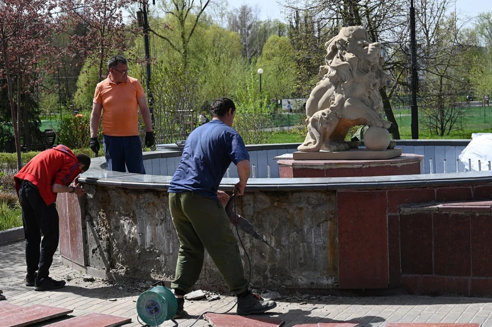 Запуск фонтанов в городе состоится 1 мая. фото: со страницы администрации г. Белгорода в соцсети.