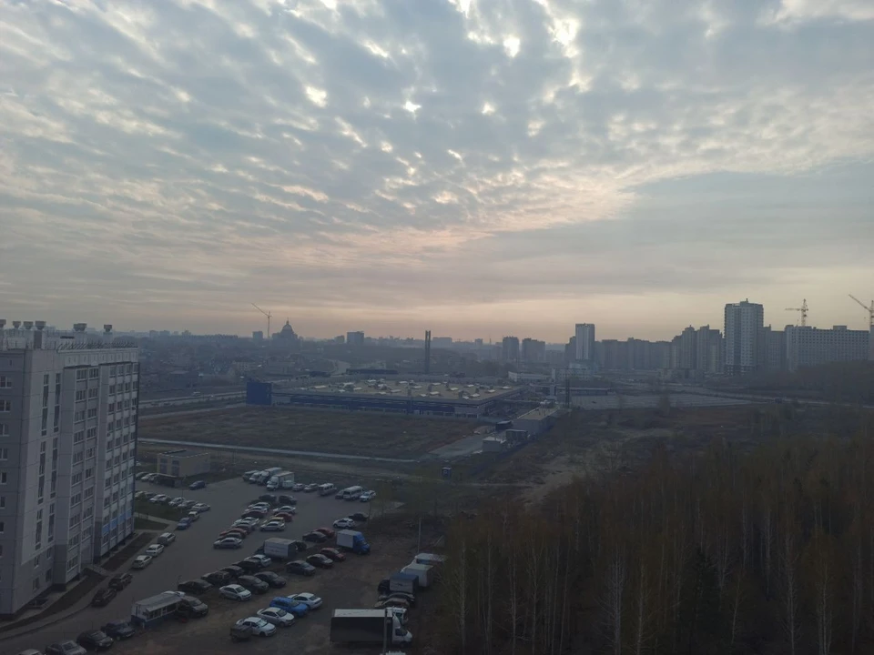 Небо сегодня утром разглядели не все.