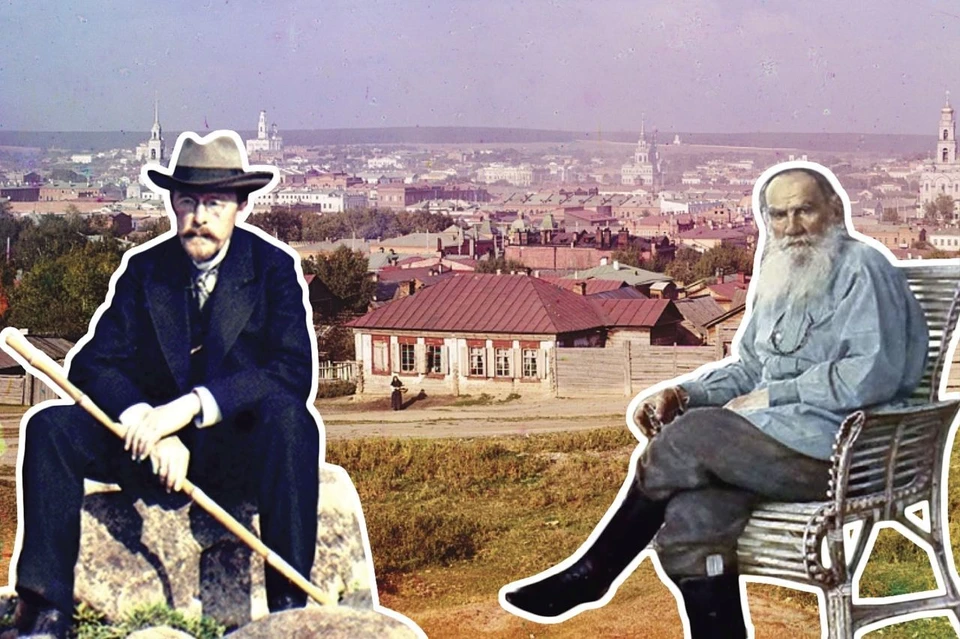 У Льва Толстого и Екатеринбурга есть кое-что общее. Их первые цветные фото сделал Сергей Прокудин-Горский (слева).