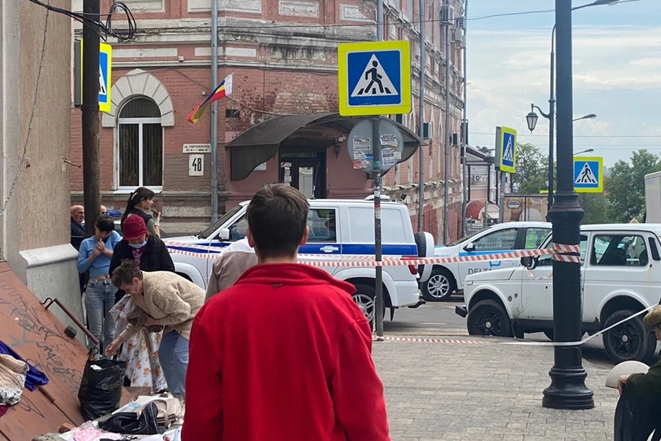 Происшествие случилось возле одного из магазинов. Фото: Анна Шиляева.