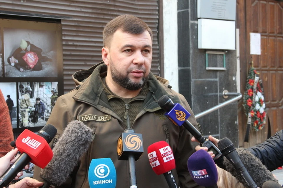 Денис Пушилин отметил, что возвращать людей домой было бы крайне рискованно. Фото: АГ ДНР
