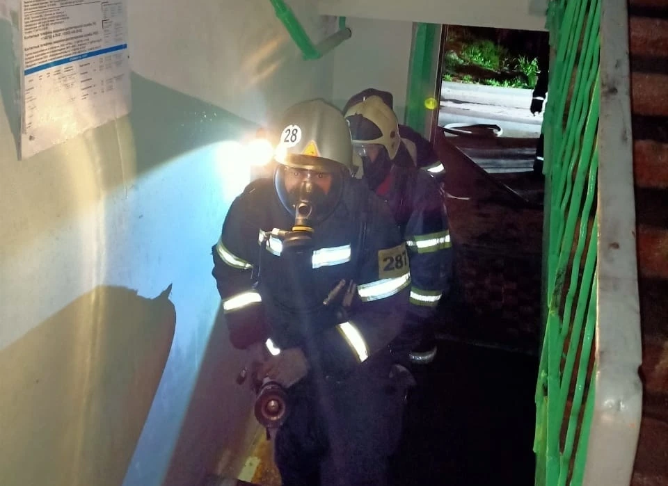В Тульской области из горящего дома в Алексине эвакуировали 3 человек