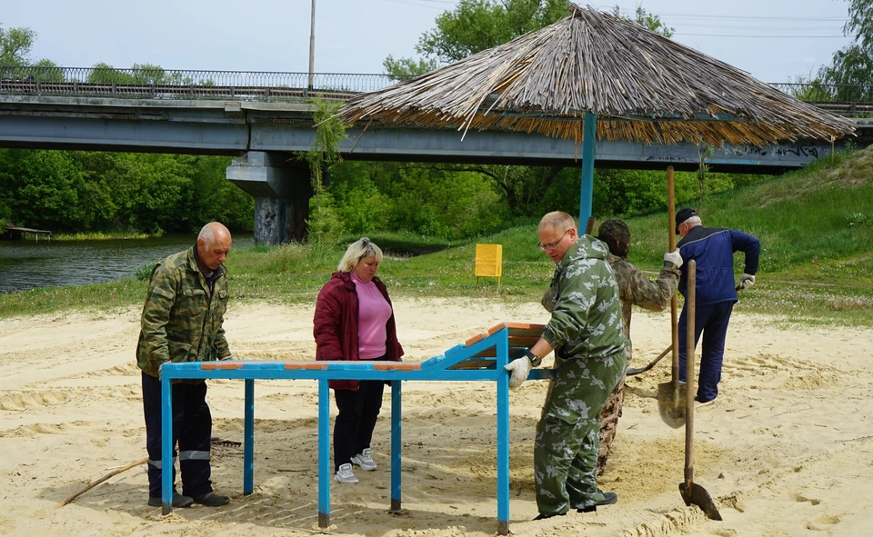 В городе заканчивается подготовка к пляжному сезону