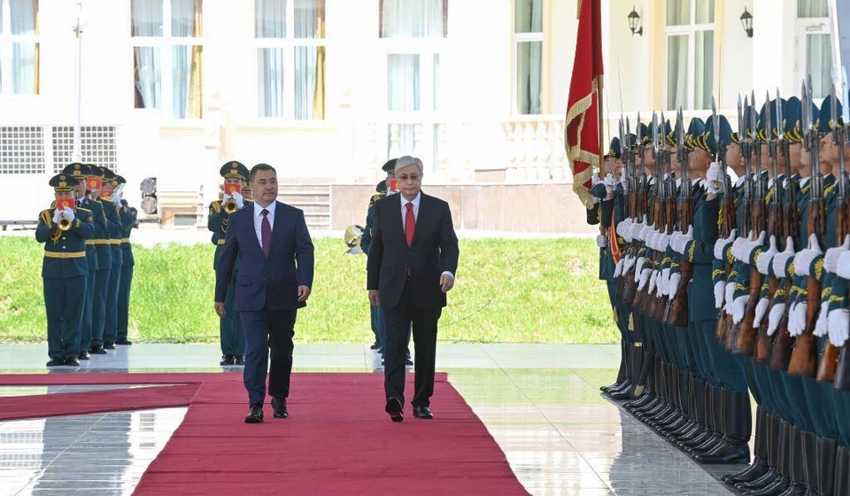 Касым-Жомарт Токаев прибыл с визитом в Кыргызстан