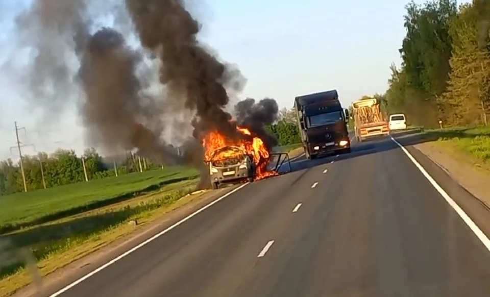Пожар выглядел жутковато