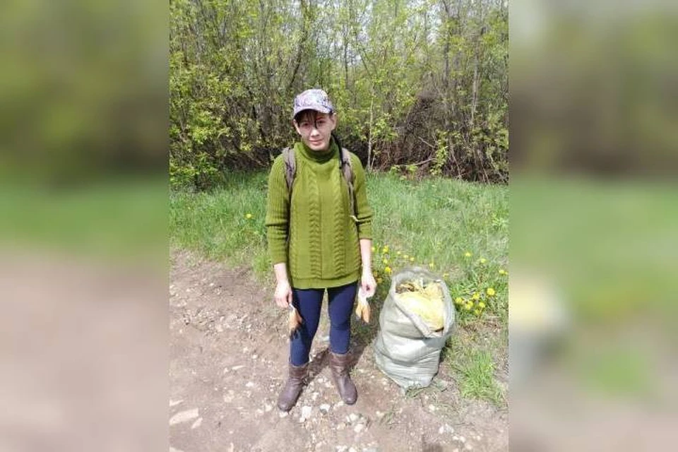 Девушка по имени Вера собрала на одном из прибрежных участков весь бытовой мусор. Фото: vk.com/public210835193