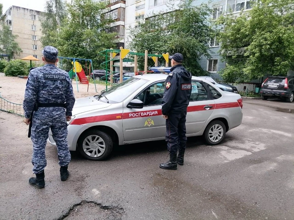 Вечером сотрудники Росгвардии получили сообщение, что в Ленинском районе двое несовершеннолетних ушли с детской площадки в неизвестном направлении. Фото: пресс-служба региональной Росгвардии