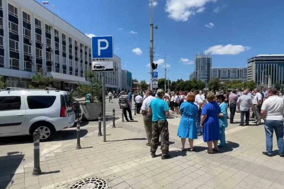 Сотрудники покинули кабинеты за три минуты Фото: krd.ru